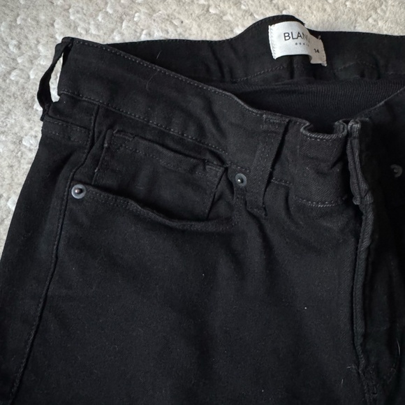 BLANQI Maternity Belly Support Skinny Jeans Black Sz. 14 Sculpting Stretch Denim - Picture 7 of 9